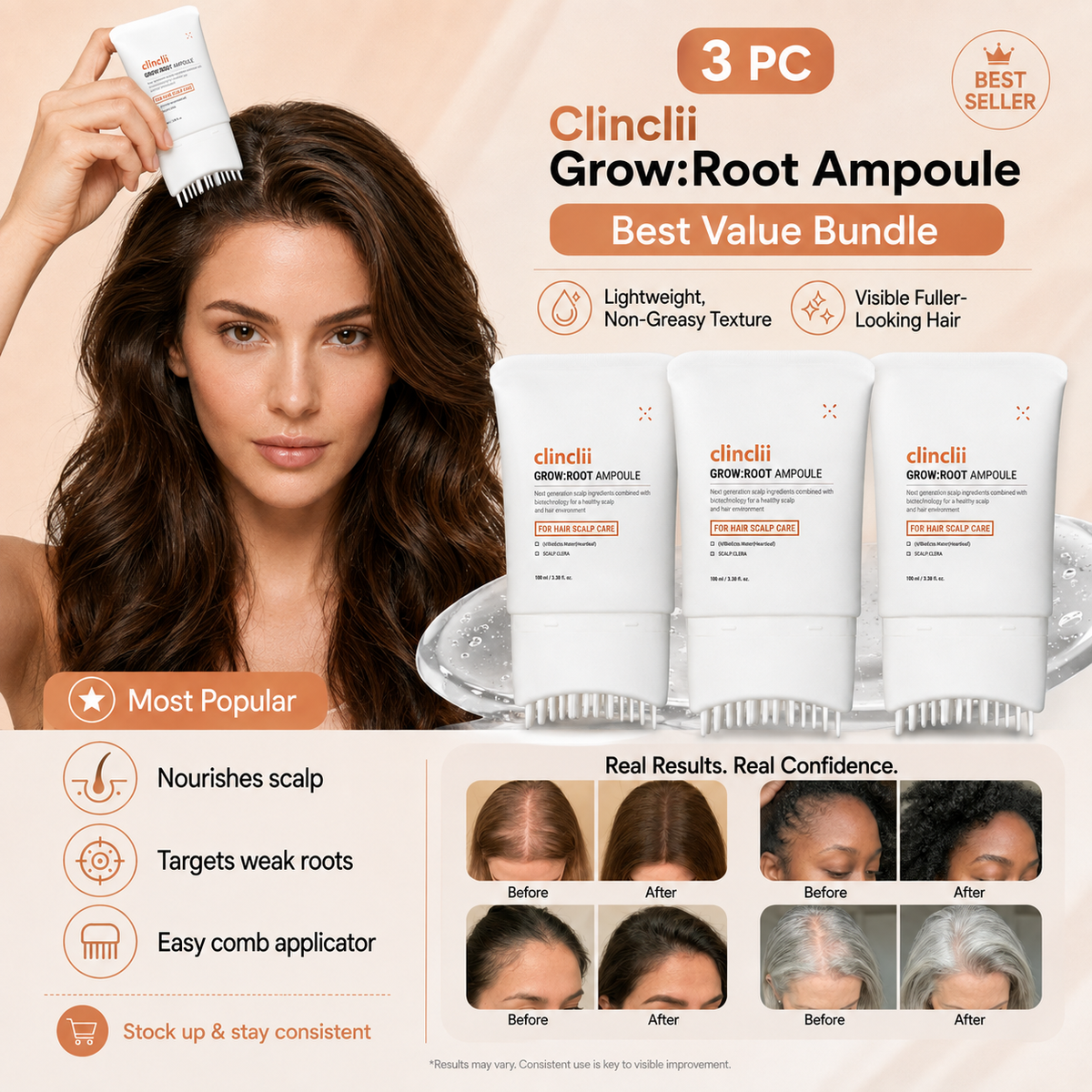 clinclii Hair Growth Serum