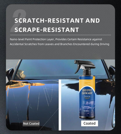 ⚡Last 12 Hours📢 Buy 2 Get 1 Free🚗 Advanced Car Quick-acting Coating Agent Spray Extra Gift: 1 Towel + 1 Cleaning Sponge!!!