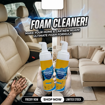 4-in-1 Multi-Enzyme Foam Cleaner – Deep Clean Car, Kitchen, Bathroom & Sofa