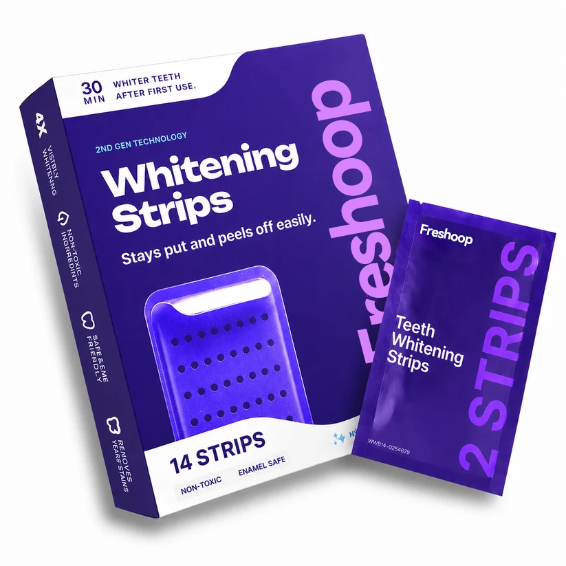 Freshoop Purple Teeth Whitening Strips™
