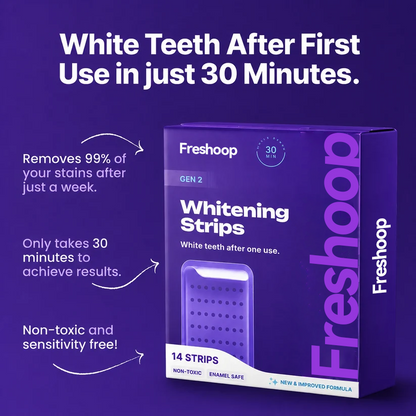 Freshoop Purple Teeth Whitening Strips™