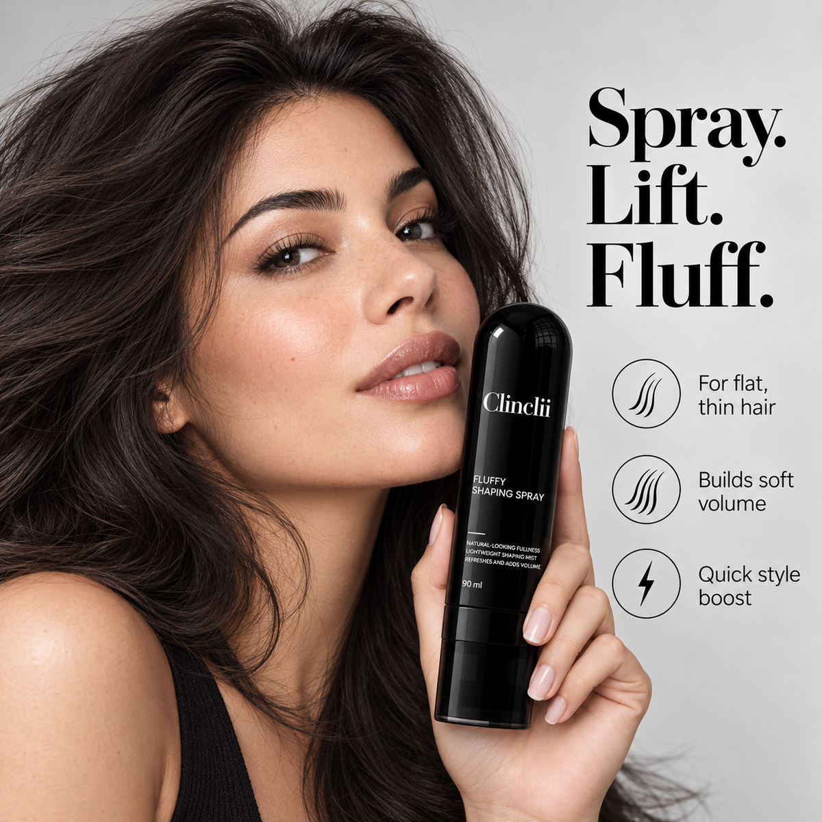 ⏳LAST DAY SALE !🔥✨Scented Volumizing & Setting Spray – Lightweight, Bouncy Hair & Long-Lasting Hold