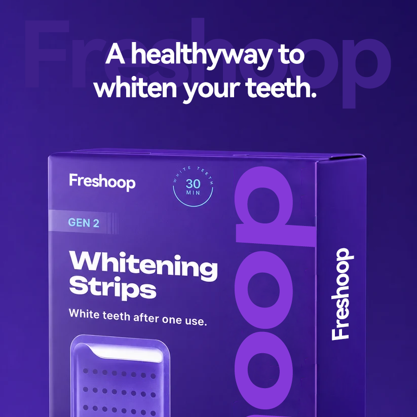 Freshoop Purple Teeth Whitening Strips™