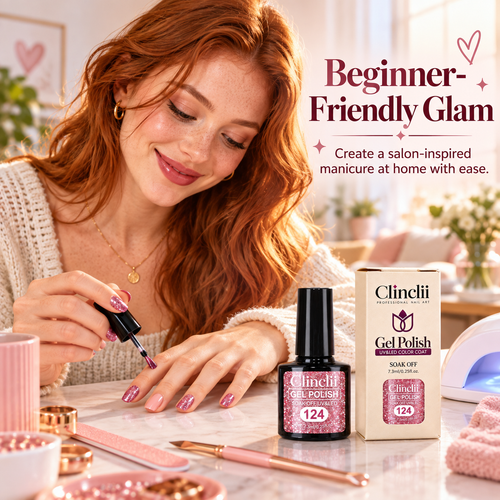 Sparkling Diamond Glitter Nail Gel ✨