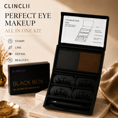 ✨ 3-in-1 Eye Makeup Stamp Kit – Create Perfect Eyeliner, Lash Looks & Beauty Marks in Seconds 💕