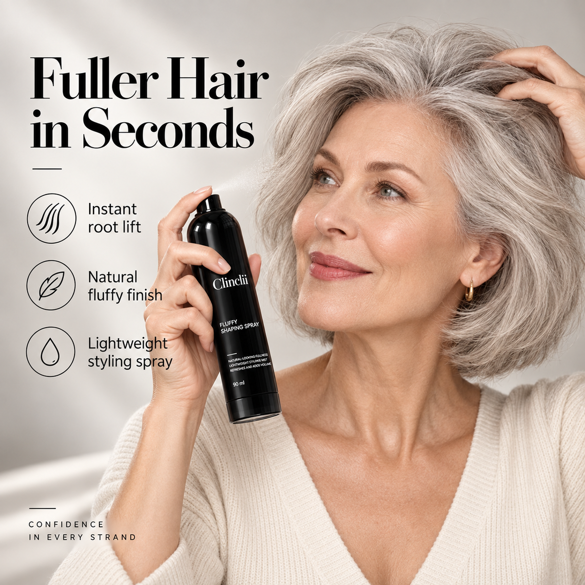 ⏳LAST DAY SALE !🔥✨Scented Volumizing & Setting Spray – Lightweight, Bouncy Hair & Long-Lasting Hold