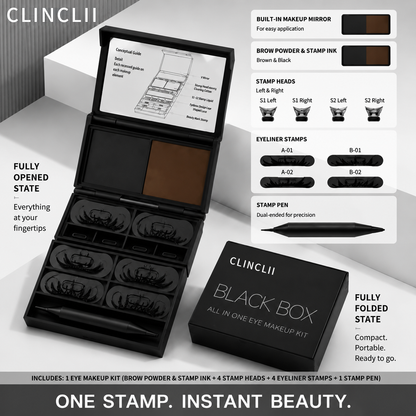 ✨ 3-in-1 Eye Makeup Stamp Kit – Create Perfect Eyeliner, Lash Looks & Beauty Marks in Seconds 💕