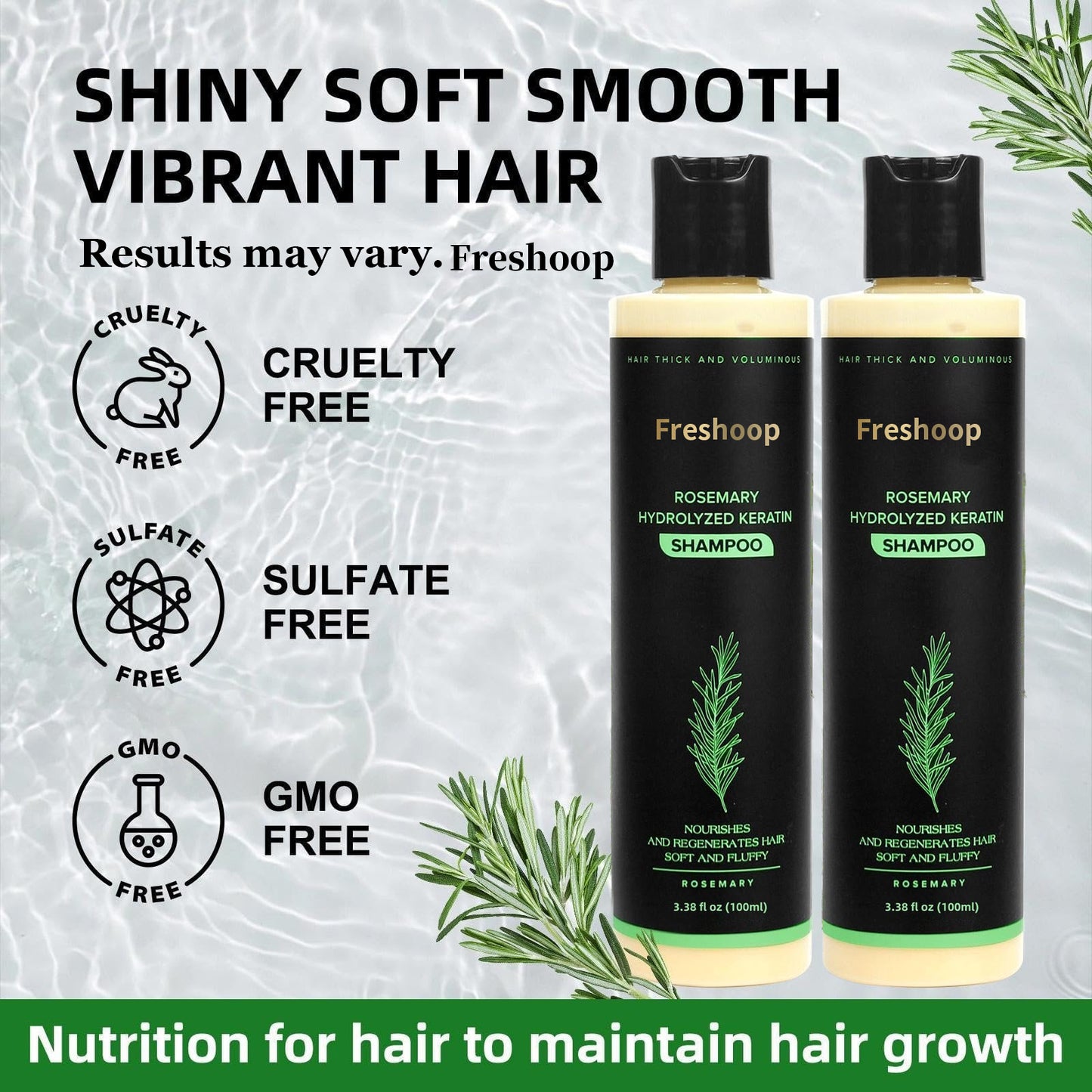 🔥LAST DAY 50% OFF - 🌿Freshoop® Organic Rosemary Hair Growth Shampoo
