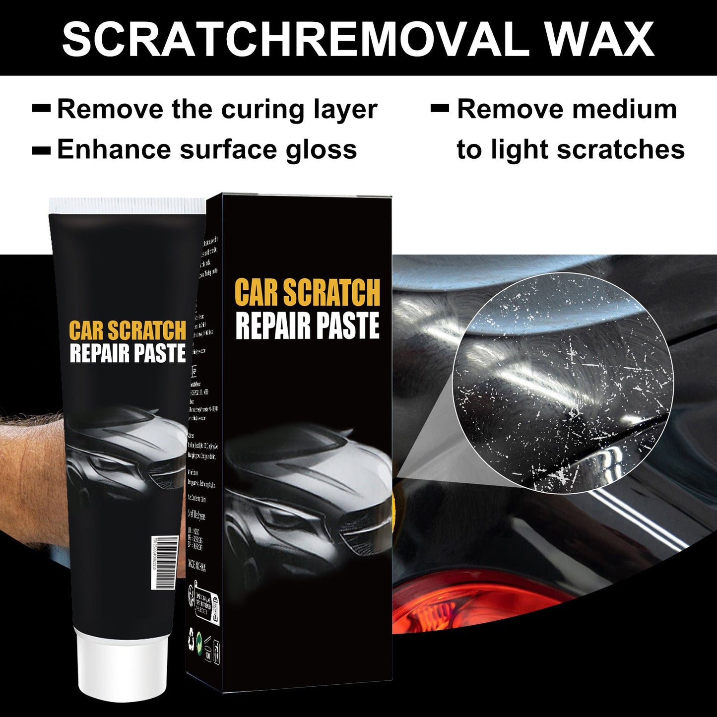 BUY ONE GET ONE I Car Scratch Repalr Cream - Fine Scratch Polishing & Coating Scratch Remover for Paint Renovation & Care