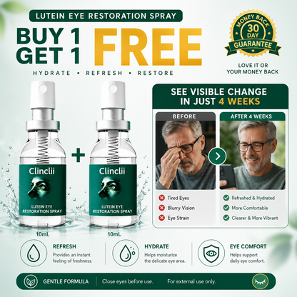 Lutein Eye Care Spray — 10-Second Daily Routine