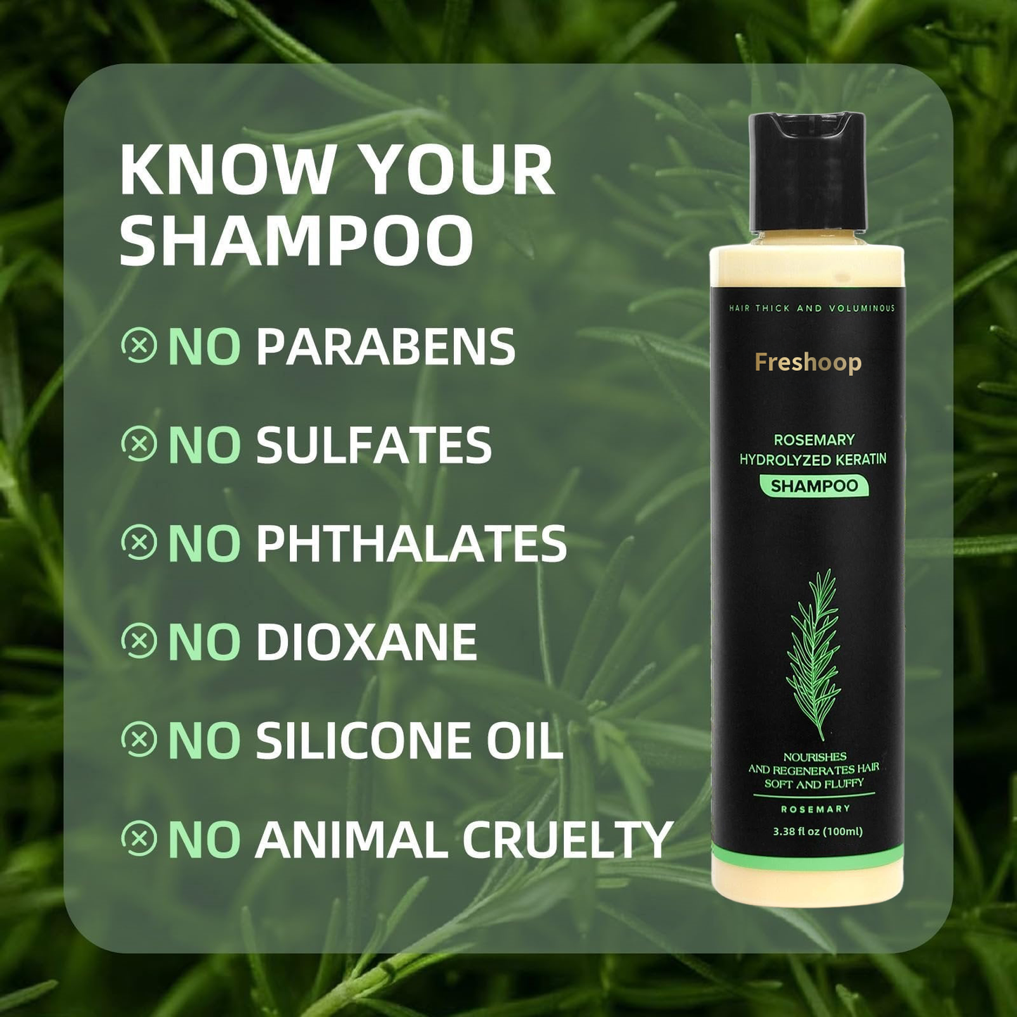 🔥LAST DAY 50% OFF - 🌿Freshoop® Organic Rosemary Hair Growth Shampoo