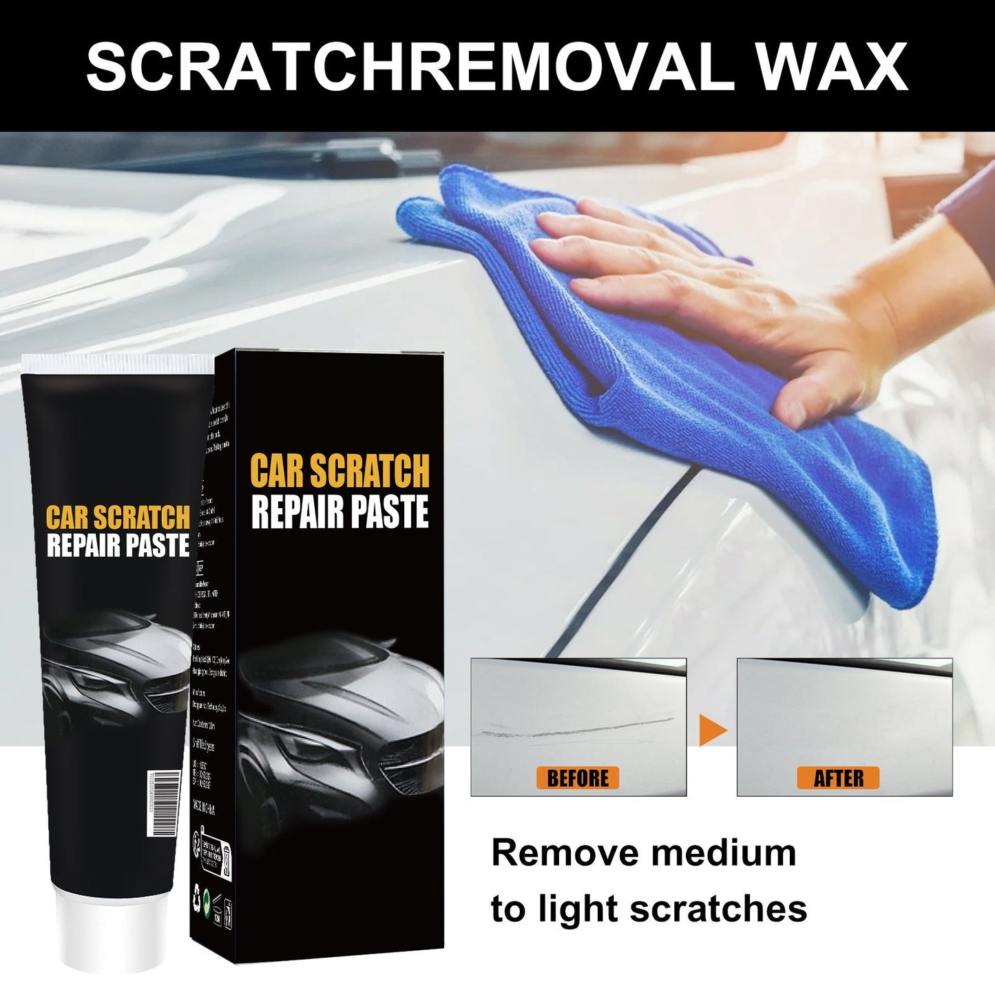 BUY ONE GET ONE I Car Scratch Repalr Cream - Fine Scratch Polishing & Coating Scratch Remover for Paint Renovation & Care