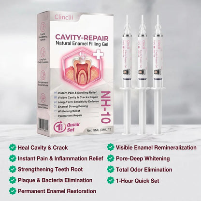 Clinclii Cavity-Repair Natural Enamel Filling Gel
