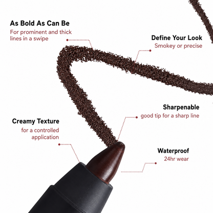 Ultra-Pigmented Beachproof Gel Pencil Eyeliner – Buy 1, Get 1 FREE! Limited Time!