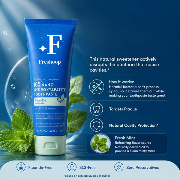 Fluoride Free Nano Hydroxyapatite Toothpaste with Fresh Mint