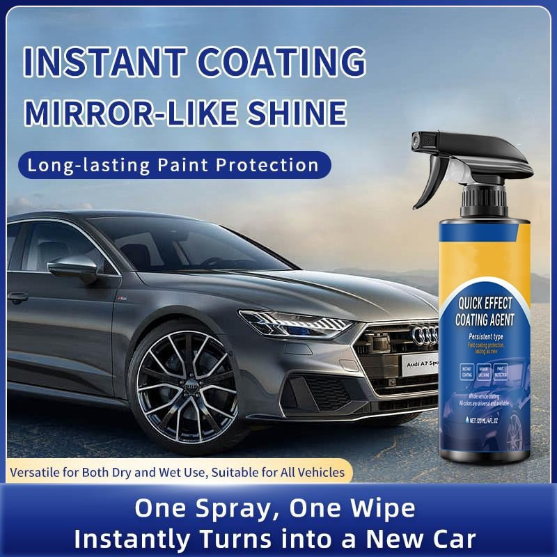 ⚡Last 12 Hours📢 Buy 2 Get 1 Free🚗 Advanced Car Quick-acting Coating Agent Spray Extra Gift: 1 Towel + 1 Cleaning Sponge!!!