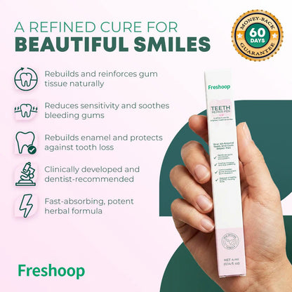 Freshoop Teeth‑Cleaning Pen, Gentle Dental Care Gel Pen for Daily Plaque & Stain Removal, Yellow Teeth Brightening
