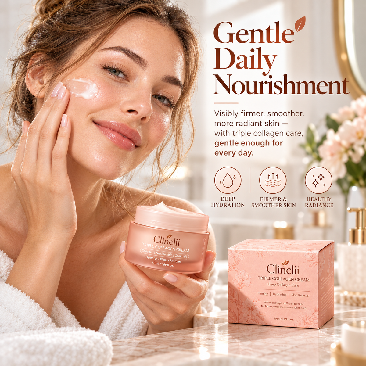 Triple Collagen Firming & Hydrating Cream