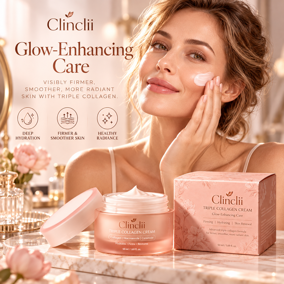 Triple Collagen Firming & Hydrating Cream