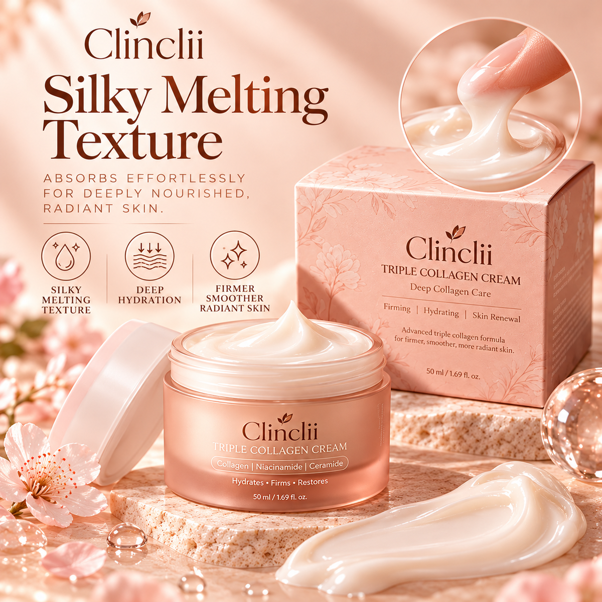 Triple Collagen Firming & Hydrating Cream