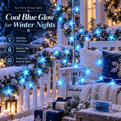 ✝️ Christmas Star String Lights — Magical Holiday Glow Anywhere
