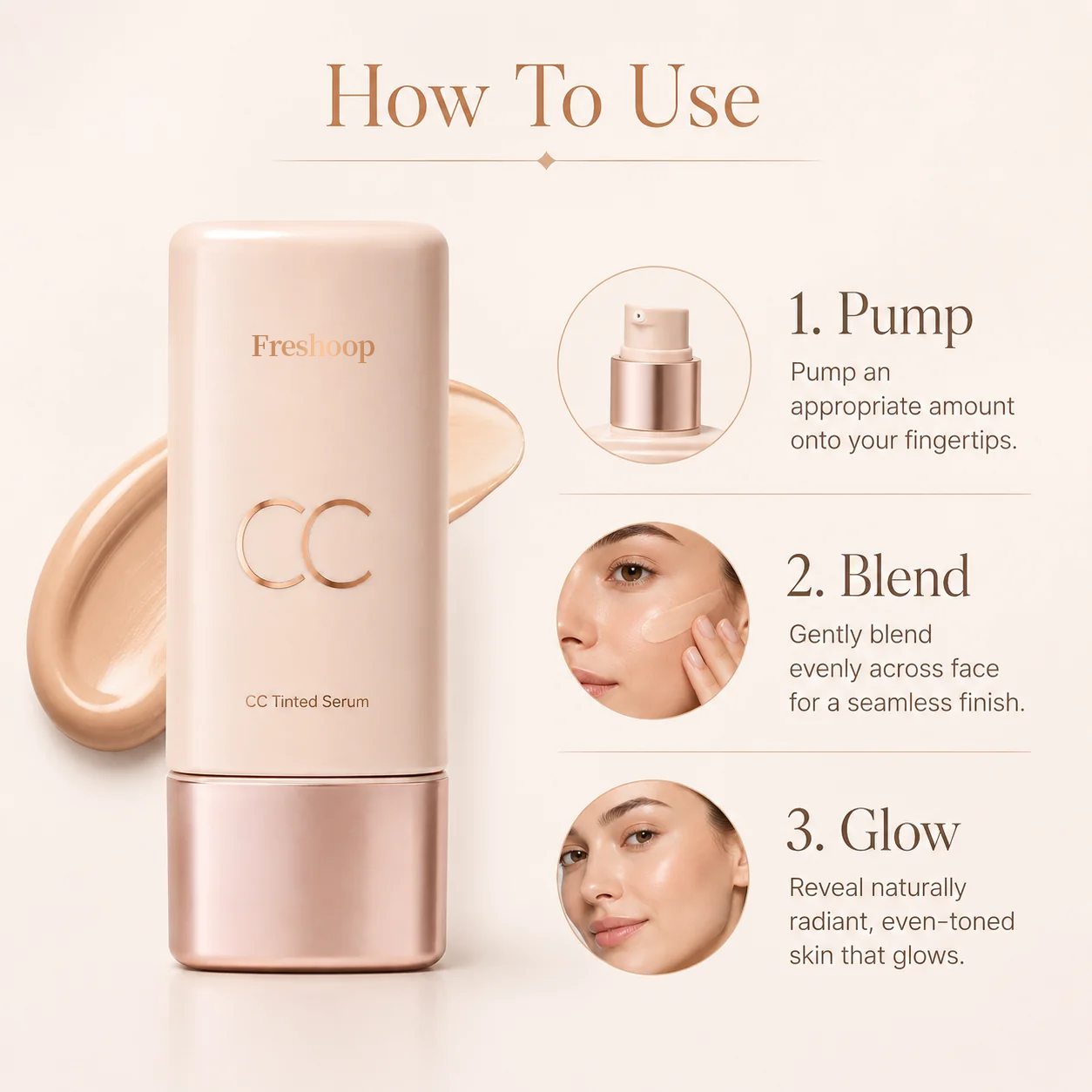 Freshoop Color-Correcting Tinted Serum