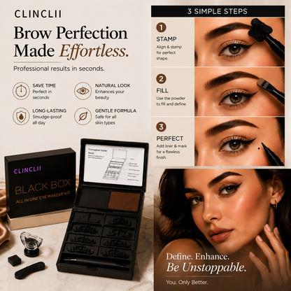 ✨ 3-in-1 Eye Makeup Stamp Kit – Create Perfect Eyeliner, Lash Looks & Beauty Marks in Seconds 💕