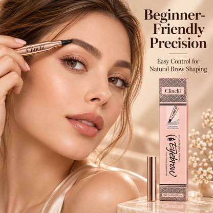 ✏️ BUY 1 GET 1 FREE! ✨ 3D Microblading Eyebrow Pencil – 4-Prong Tip, Waterproof & Natural Hair-Like Strokes 🖌️